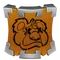 The icon for the "Koala Konked" achievement, depicting Koala Kong's frowning face with X's over the eyes.
