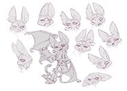 Catbat concept art by Nicholas Kole.