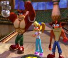 Crunch, Coco and Crash in CNK