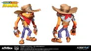 Concept art of Crash's Outlaw skin by Viktor Fetsch