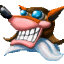 Crash's flying icon from Warped.