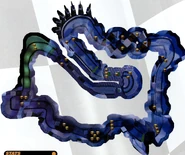 Map of Polar Pass from the CTR: Crash Team Racing Prima strategy guide