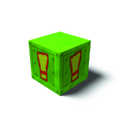 A nitro switch crate from the instruction manual of Crash Bandicoot 2: Cortex Strikes Back.