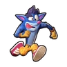 Crash's Blue Hyena skin