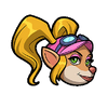 Pasadena O'Possum's portrait sticker from Crash Team Racing Nitro-Fueled