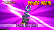 The Power Drain's unlock screen.