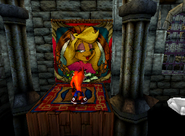 Banner of Tawna in The Great Hall featuring her prototype color scheme