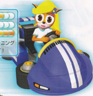 Japanese render of Coco in her kart