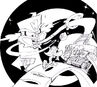 Concept art featuring Cortex in the cut level Megalomaniac Mind Mania