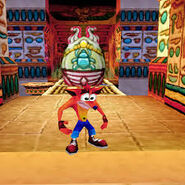 Crash Bandicoot in Tomb Wader