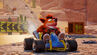 Crash, Tiny, Cortex and Coco racing in Dingo Canyon.