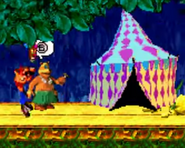 Moneybags' shop in Wumpa Jungle.