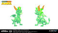 Concept art of Spyro's Crystal skin by Guille Garcia.