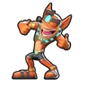 Crash's Pharaoh skin