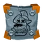 The icon for the "Tiny Trounced" achievement, depicting Tiny's frowning face with X's over the eyes.