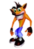 Crash looking at you