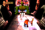 Boss Fight in Crash Bandicoot