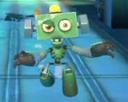 Nitro Zombot's henchman battle in On the Run!.