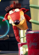 Fake Crash and Dr. Neo Cortex as seen in Skylanders: Imaginators