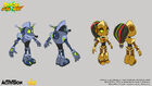 Concept art of Crash and Coco's Robot skins.