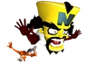 Crash throwing Cortex
