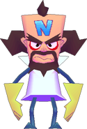 Cortex as he appears in Crash Boom Bang!