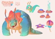 Concept art of shnurgles.