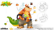 Concept art of Dingodile