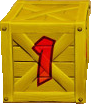 A Time Crate from the Crash Bandicoot: N. Sane Trilogy.