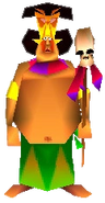 Papu in Crash Bash.