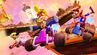 Coco, Crash and Cortex racing in Hot Air Skyway