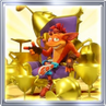 Crash in the icon of the "Master" trophy