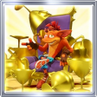 Crash in the icon of the "Master" trophy.