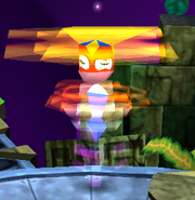 Coco using the Spin in Crash Bash