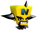 Cortex's icon in Crash Bandicoot Nitro Kart 2