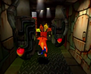 Crash walking towards a Slim
