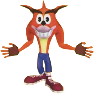 A promo render of Crash.