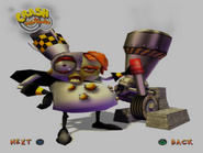 Promotional render for N. Gin in Crash Twinsanity