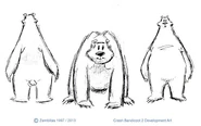 Concept art of polar bears by Charles Zembillas