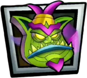 The Velo mask's icon in Crash Team Racing: Nitro-Fueled