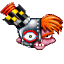 N. Gin's icon from Crash Bandicoot 3: Warped