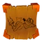 The icon for the "I Meant to do That!" achievement, depicting Crash's foot kicking away an extra life.