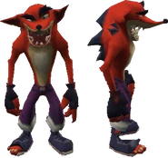 Crash's Nega Crash costume