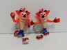 1999 Crash Bandicoot keychains by Banpresto