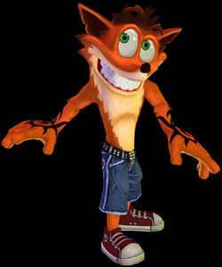 Crash of the Titans Crash Bandicoot PSP Case ARTWORK ONLY