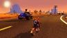 Crash approaching a Hot Rod Lab Assistant in Orange Asphalt