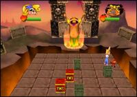 Coco fighting Papu Papu in Crash Bash