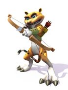 Hunter as he appears in Spyro: A Hero's Tail