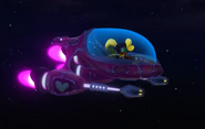 Coco's ship in the Crash Bandicoot N. Sane Trilogy