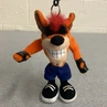 1998 "fluffy" Crash Resaurus plush keychain